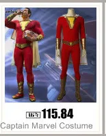 Shazam Freddy Freeman; костюм капитана Marvel, Вильяма, Джозефа, бэтсона; ботинки для костюмированной вечеринки на Хэллоуин; плащ-комбинезон; Цвет зеленый, серый; для взрослых