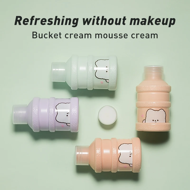 

Маленькая сумка-ведро изоляции крем для ухода за лицом жидкая Увлажняющая Основа пленка с полным покрытием корректор Водонепроницаемый, Дл...