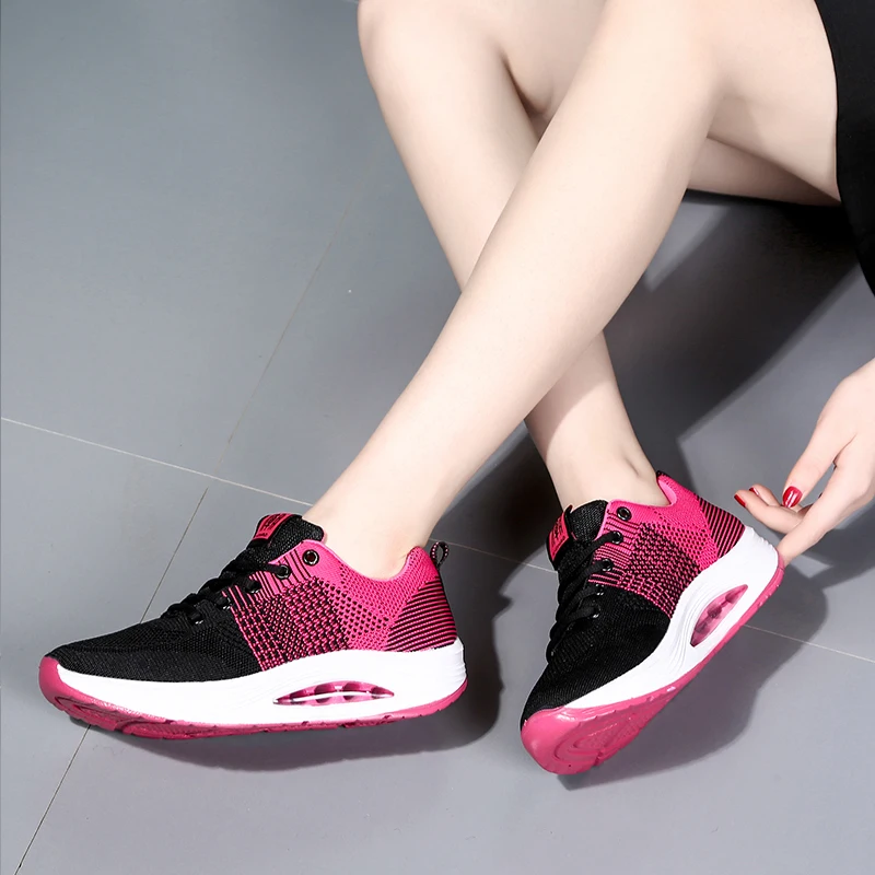 Женские кроссовки для танцев Обувь бальных с воздушной подушкой дизайн более