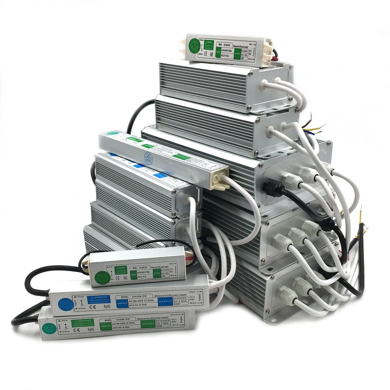 Адаптер питания переменного/постоянного тока 24 В 20 Вт водонепроницаемый