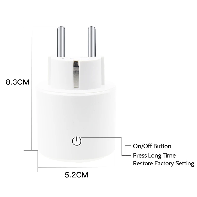 FROGBRO Smart Plug 10A домашней автоматизации Wifi розетка 110 240V Функция времени
