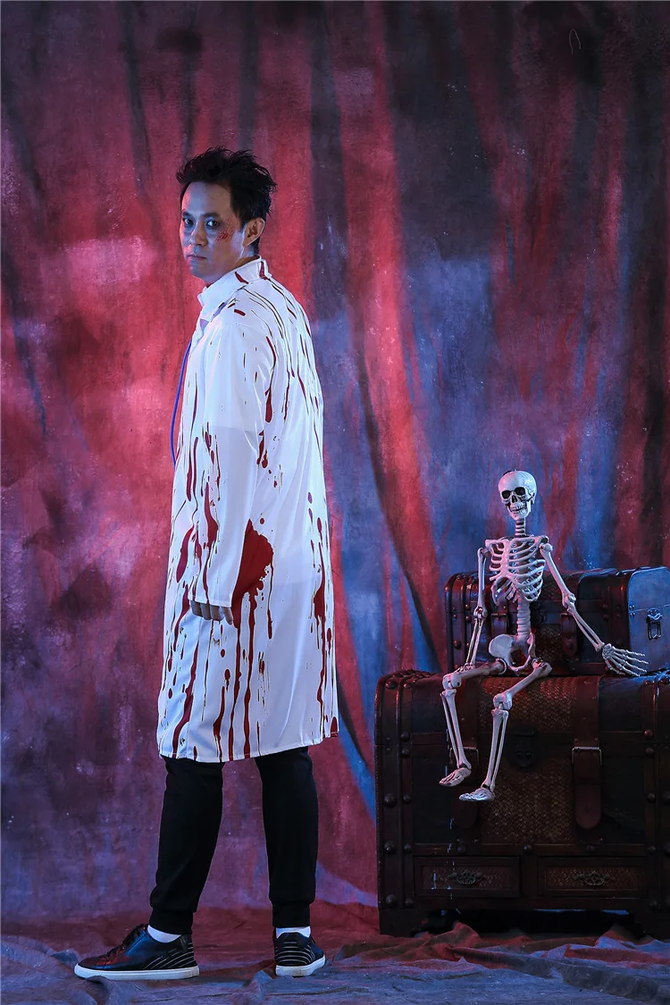 Взрослый костюм для косплея медсестры врача зомби костюмы на Хэллоуин мужчин