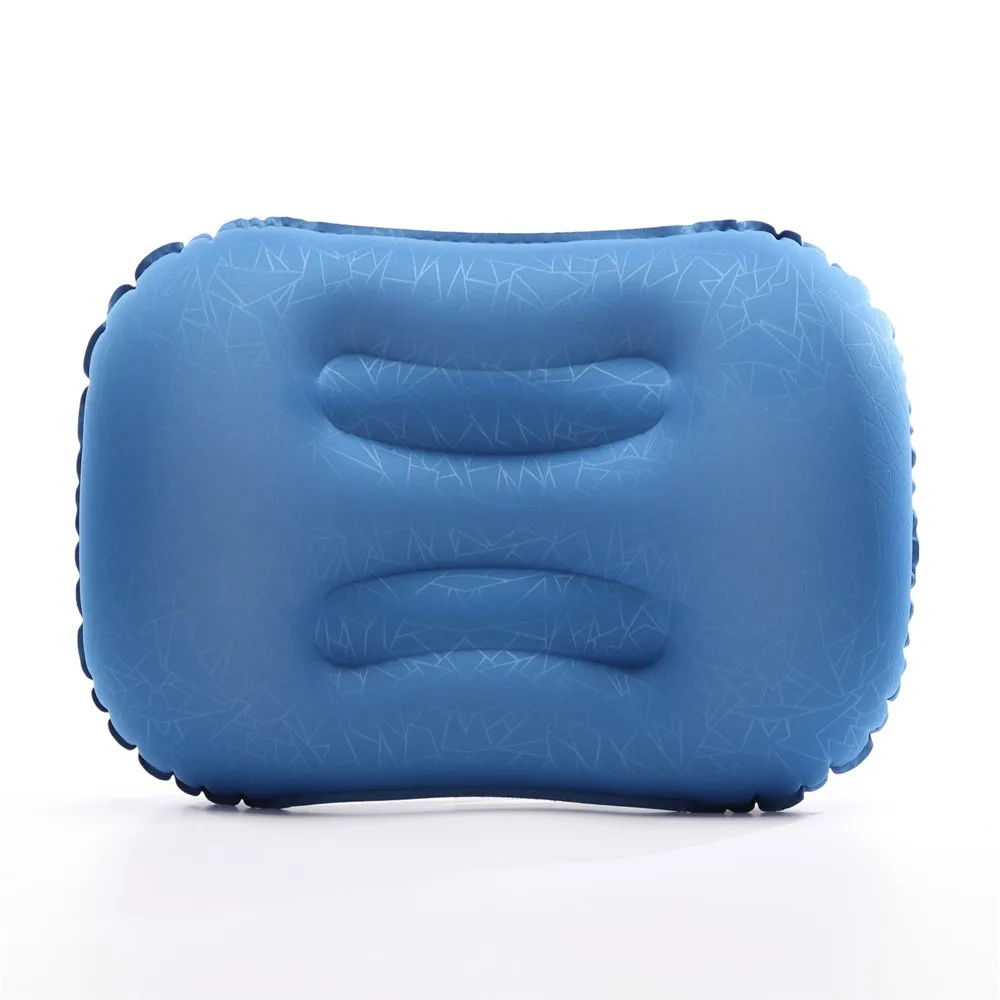 Портативная дорожная воздушная подушка надувная двухсторонняя флокирующая для