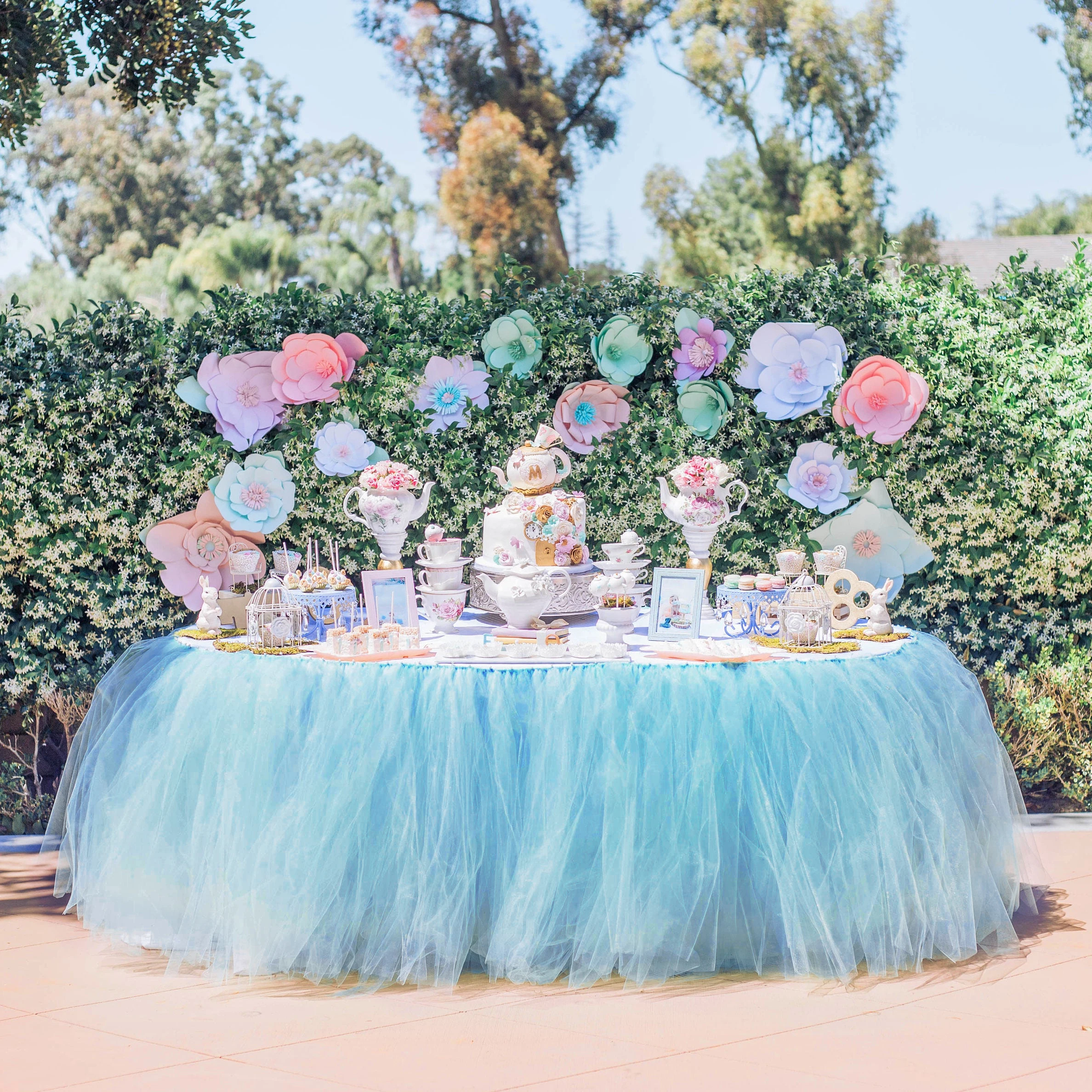 Юбка пачка для стола тюлевые скатерти и салфетки Рождественский Декор