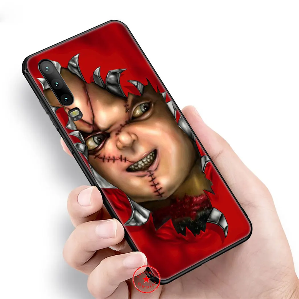 IYICAO Chucky Cool Soft Case for Huawei P30 P20 Pro P10 P8 P9 Lite Mini 2017 P Smart Z Plus 2019 Cover |