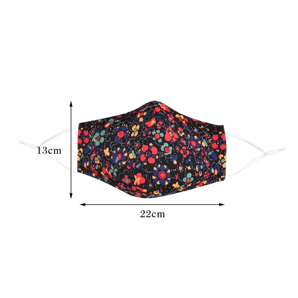 

1PC Outdoor mondmasker Men Women Cartoon Printing Comfortable Breathable Mask Personal Health Care Earloop Mouth Mask In Stock
