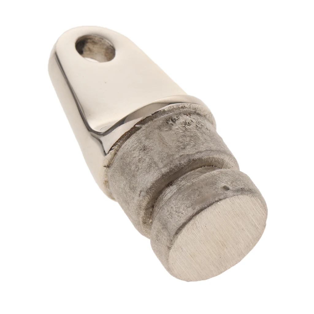 1 шт. фитинг из Нержавеющей Стали Лодка Bimini Топ Внутри глаз Конец 7/8 закругленные