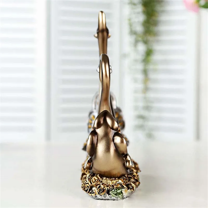Набор лебедей из смолы набор в европейском стиле Креативные украшения для