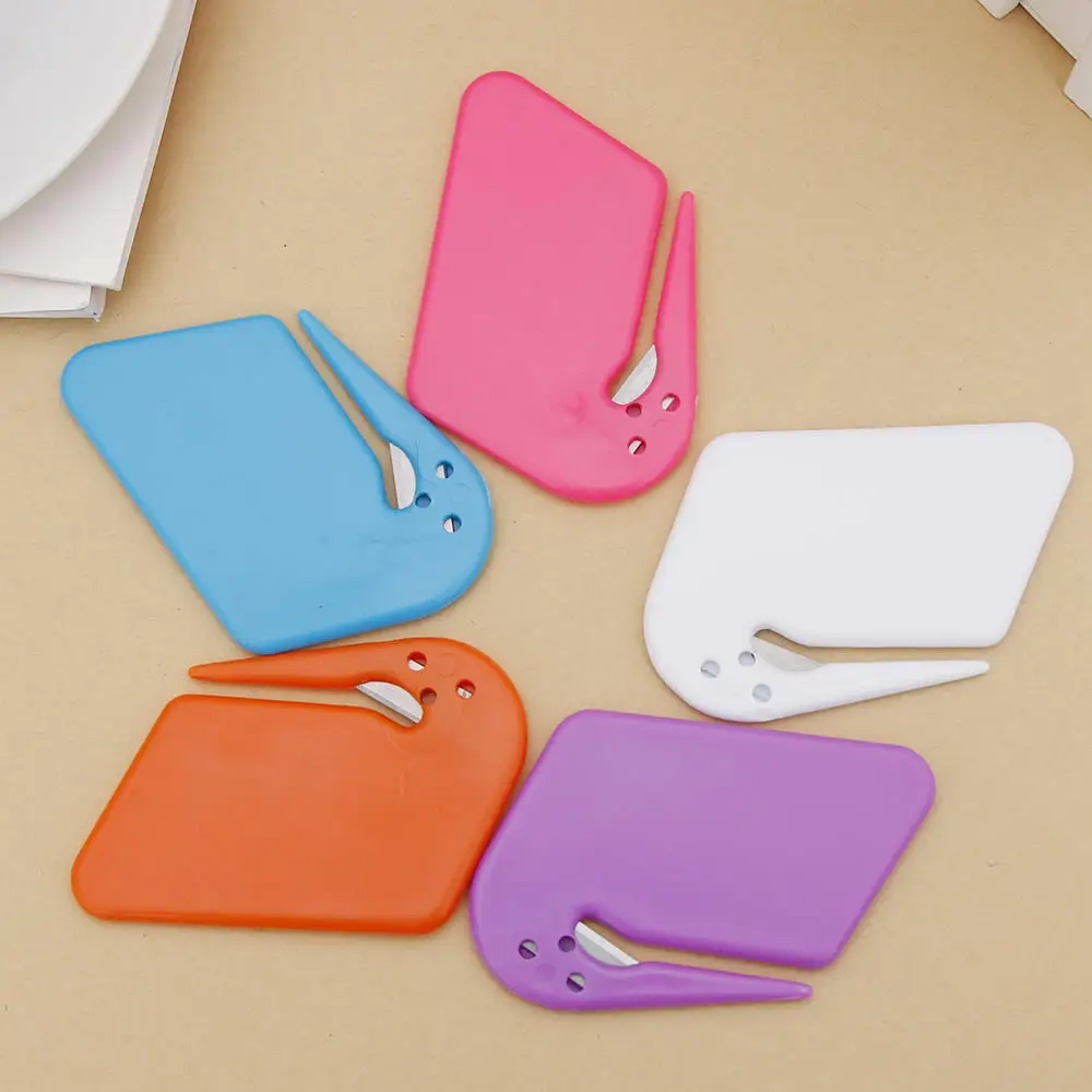 Пластиковый мини нож с надписью Открыватель конверта освежающий резак лезвие