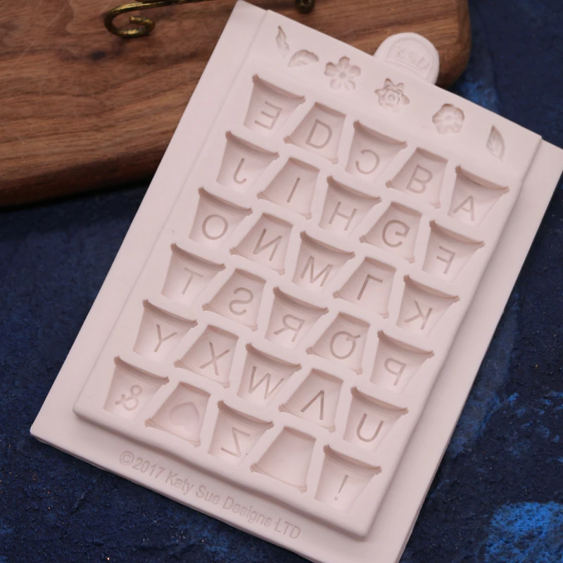 Силиконовая форма для выпечки цветов букв алфавита | Дом и сад