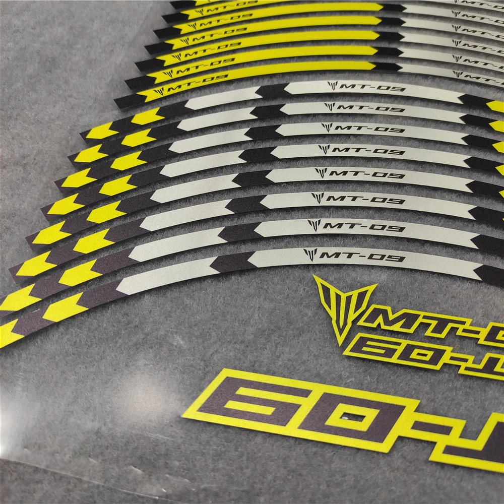 Высококачественные светоотражающие наклейки на колесо для мотоцикла Yamaha MT-09 MT09