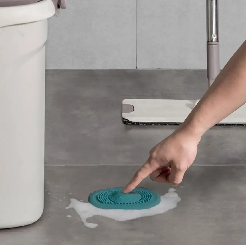 Вихревой Слив для пола с пробкой яркого цвета защиты от засорения кухни и ванной |