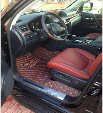 

Best quality! Custom full set car floor mats for Lexus LX 450d 2021 5 seats durable waterproof carpets rugs for LX450d 2020-2015