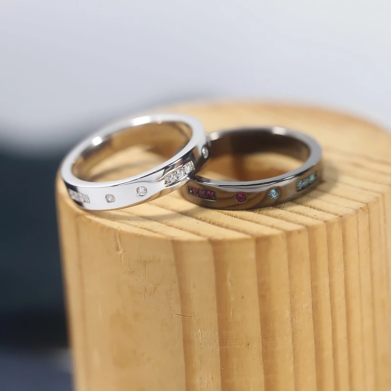 

Morse code RING 925 Sterling Silver micro set with zircon exquisite personality fashion elegant high-end women's model