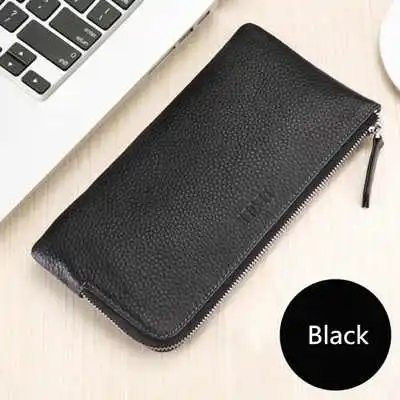 Кошелек из натуральной кожи мужской кошелек клатч отделение для монет держатель