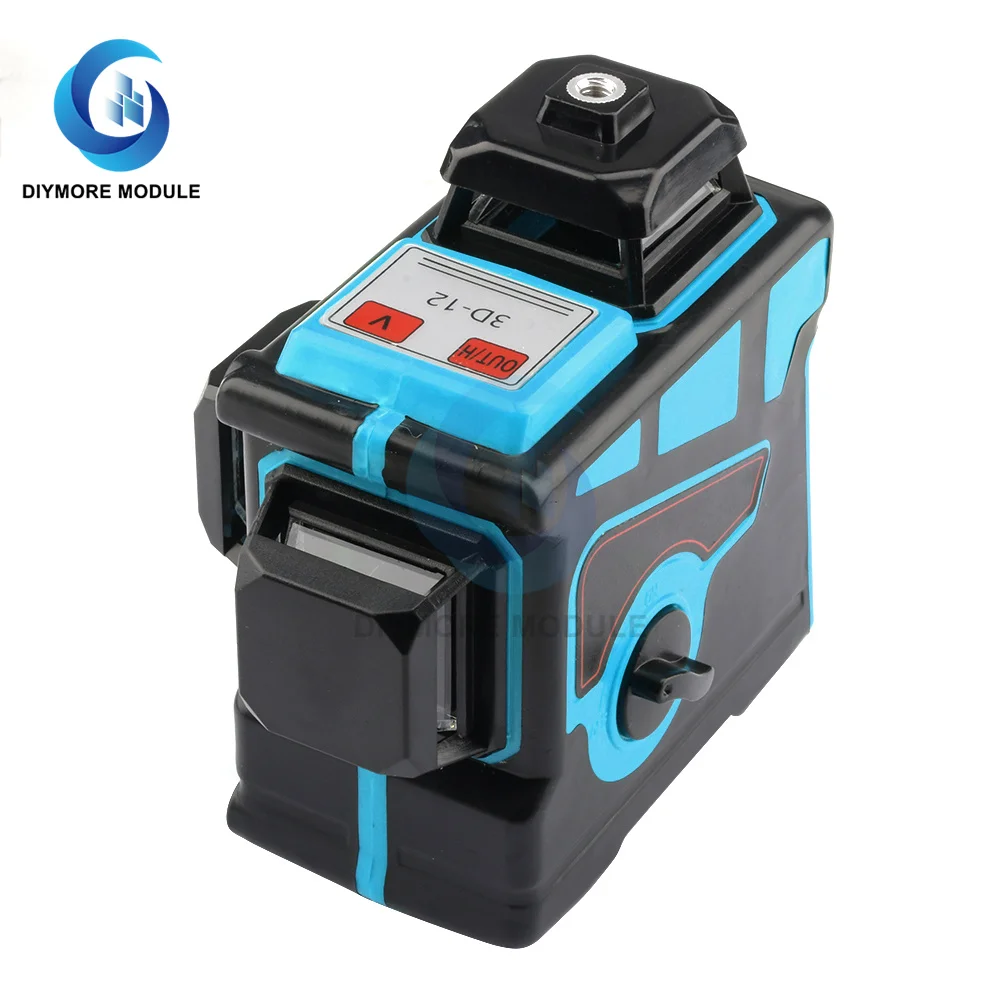 Лазерный уровень 12 линий 3D самонивелирующийся на 360 градусов горизонтальный и