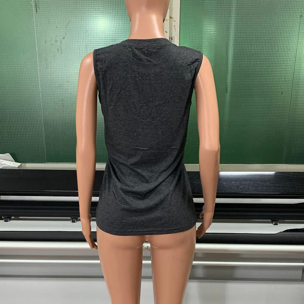 

2020 Summer Women T shirt Sleeveless Letters Printing Sunflower Pure Cotton T Shirt Fashion Casual Female Tee O-Neck Tank Tops