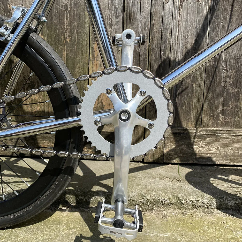 Винтажная велосипедная Рама 20 дюймов односкоростная фиксированная в стиле ретро