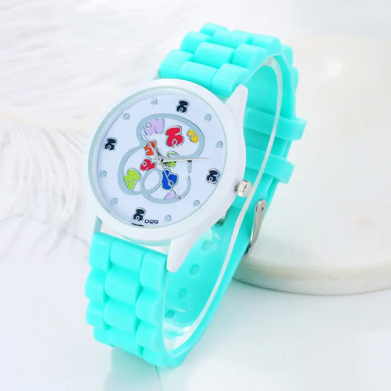 Reloj mujer нового эксклюзивного бренда желе кварцевые часы в силиконовом корпусе