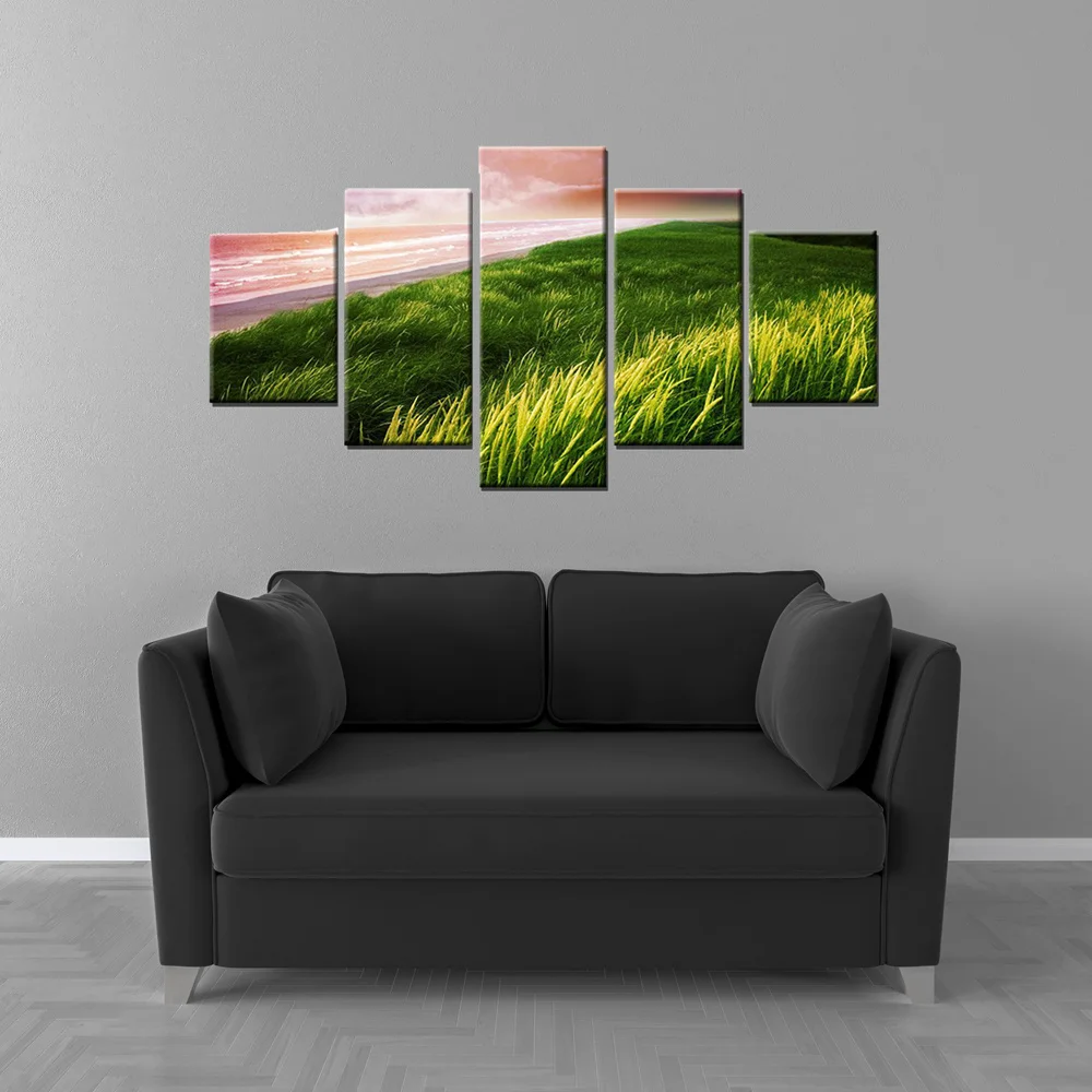 Самолёт снять пейзаж холст печать картины для ванной офиса Декор на стену