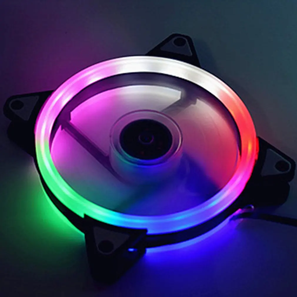 120mm PC Computer Case Fan Cooling Cooler Adjustable RGB Led 12V Mute Ventilador PWM Fans Adjust Speed For | Компьютеры и офис