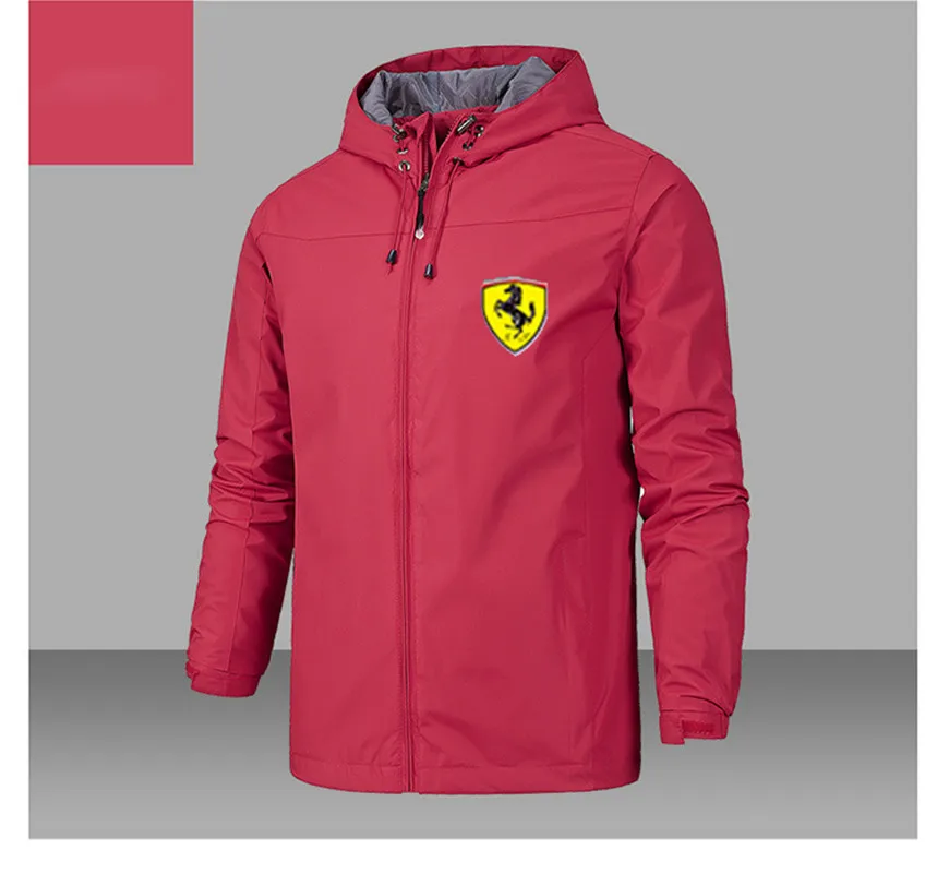 

Winter New Men's Jacket Jacket Fashion Outdoor Lightweight Zipper Jacket Waterproof Hooded Printed Jacket Top Direct Sales