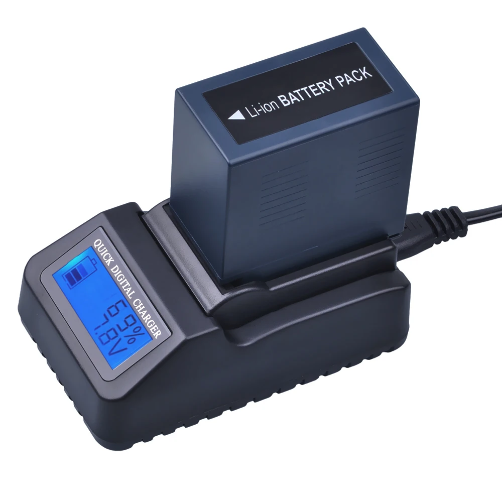 Ультрабыстрое зарядное устройство DuraPro (3 раза быстрее) в комплекте для Panasonic VSK0581