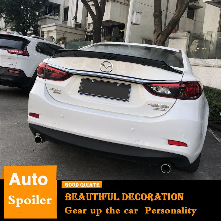 Для Mazda 6 спойлер Atenza 2014/2015/2016/2017/2018 спортивный Спойлер ABS Материал заднего крыла