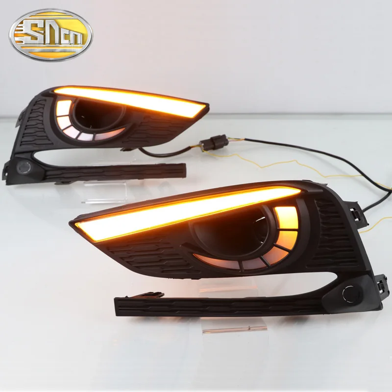 Светодиодный дневной светильник с желтым сигналом поворота LED DRL лампы для Chevrolet