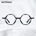 Мужская и женская круглая оправа для очков, винтажная ацетатная оправа для очков для коррекции зрения в стиле ретро, 2021