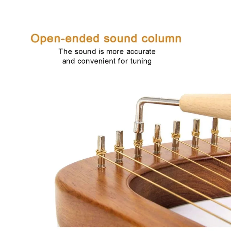 Lyre Harp 16 веревочных деревянных шпона лучшие струны инструмент для тела с