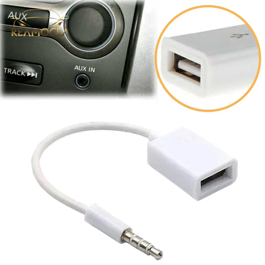 1 шт. 3 5 мм штекер для наушников Reamocea вспомогательный аудиоразъем USB 2 0 гнездовой