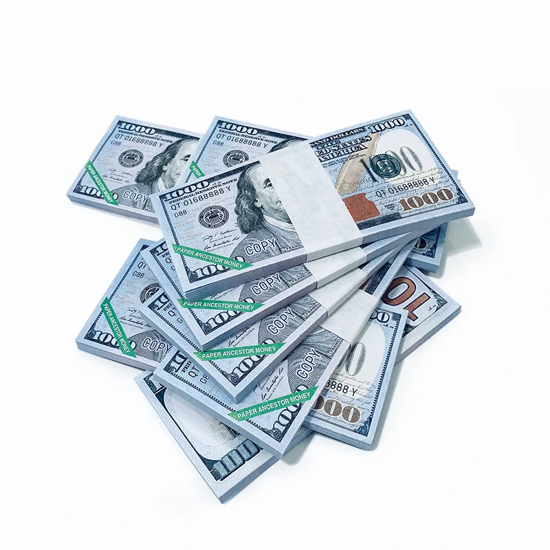 

Halloween Dollar Fake Money Paper Heaven Hell Bank Notes Currency Prop Ancestor Money Hell Money Incense Paper Sacrifice Joss