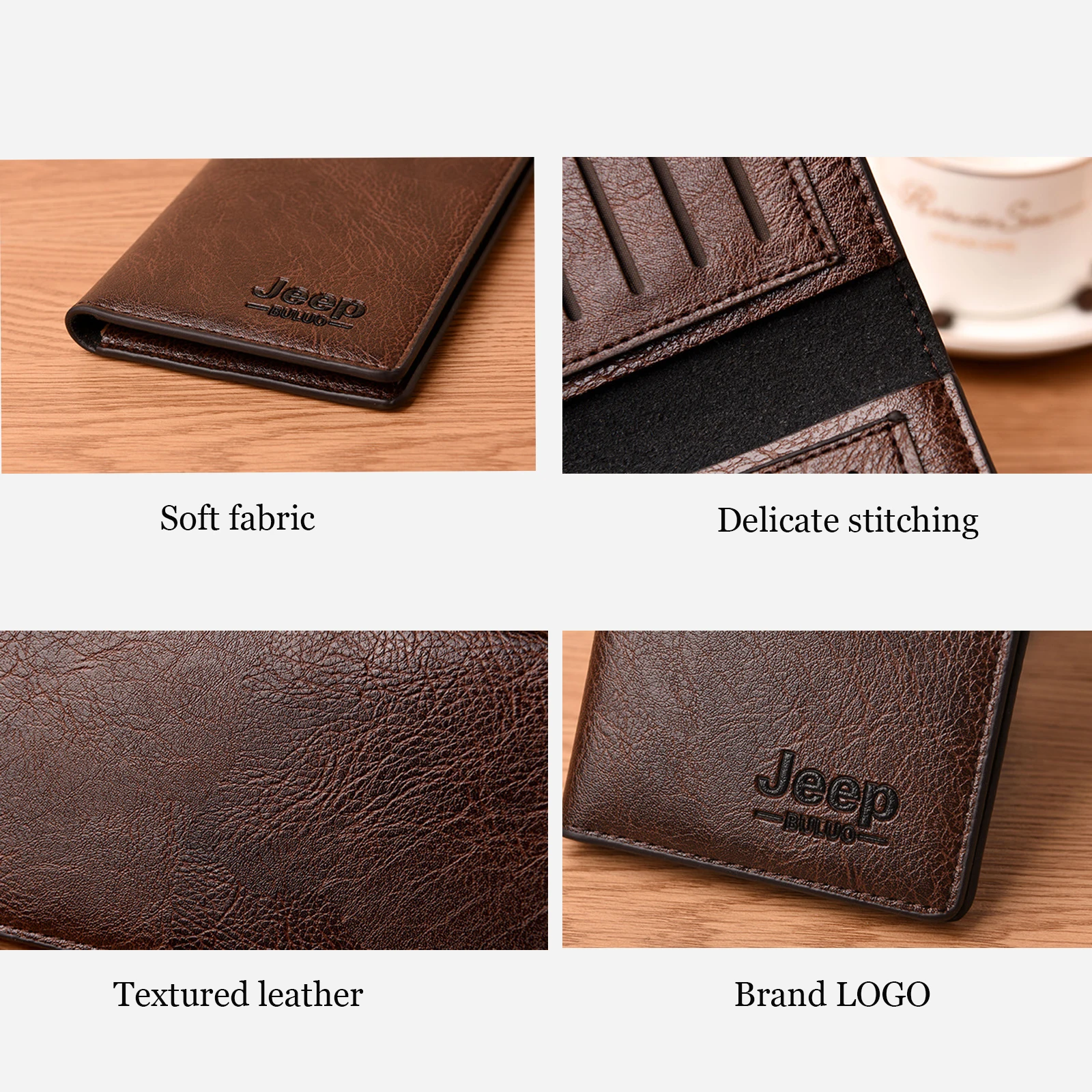 

HOT Selling 2021 New PU Leather Fabric Men Wallets Business Brand Card Holder Coin Purse Men Simplicity Handbag Clutch Bags