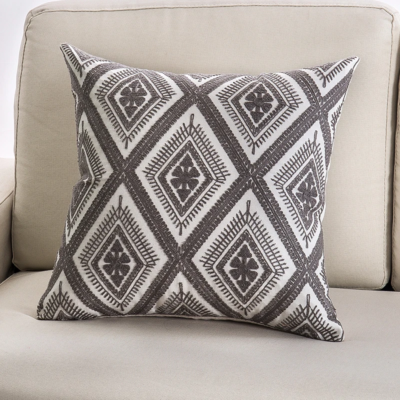 45*45 см серая серия геометрические декоративные наволочки хлопковая ткань