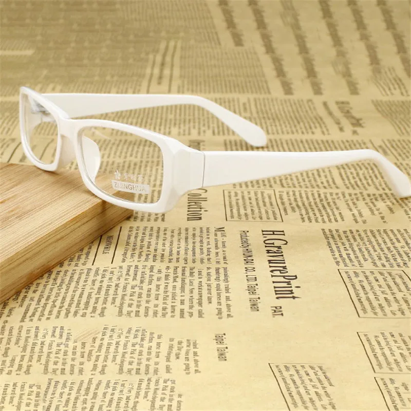 

Zerosun White Eyeglasses Frames Male Ladies Narrow Fashion Glasses Men Women Spectacles for Reading Optical Prescription