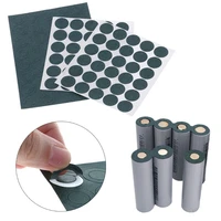 100pcs 1s 18650 li ion battery insulation gasket barley paper battery pack cell insulating glue patch electrode insulated pads