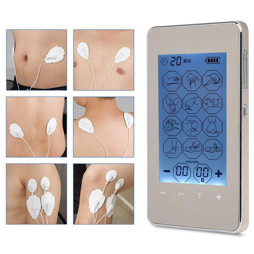 

12 Modes TENS UNITS Body Muscles Stimulator Low Frequency Therapy Physical Therapy Equipment EMS Muscle Stimulation Deep Massage