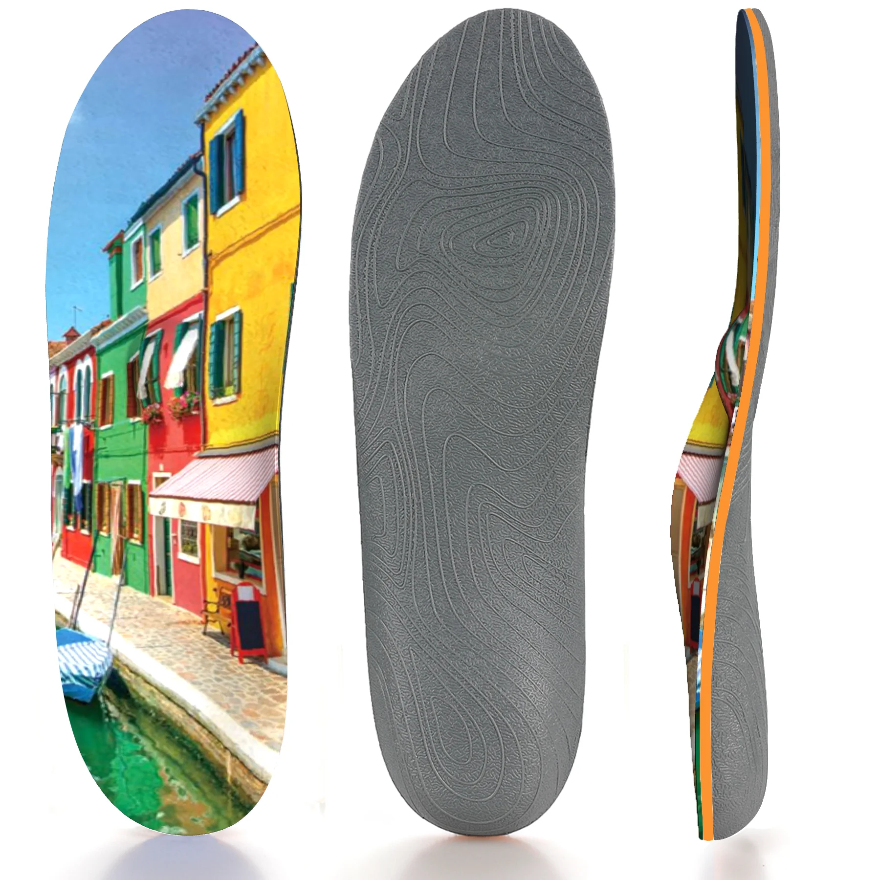 

Нескользящая, амортизирующая и дышащая стелька с креативным дизайном