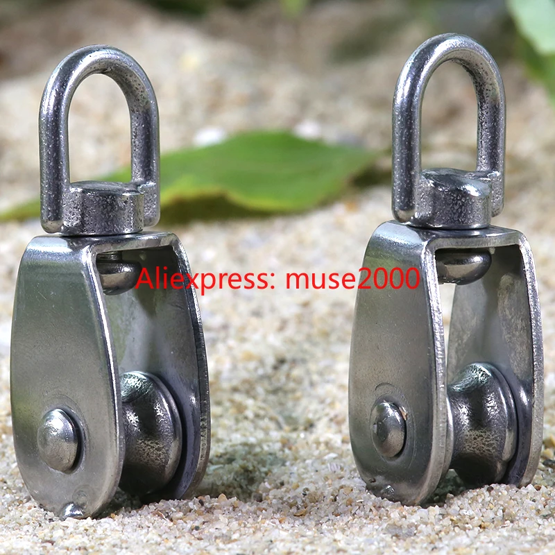 Шкив из нержавеющей стали 304 подъемный трос подшипник колеса нагрузка на один