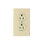 Двойная розетка американского стандарта, 15 А, настенные розетки, красная Больничная розетка, Золотая пластиковая панель, электрические приспособления для дома