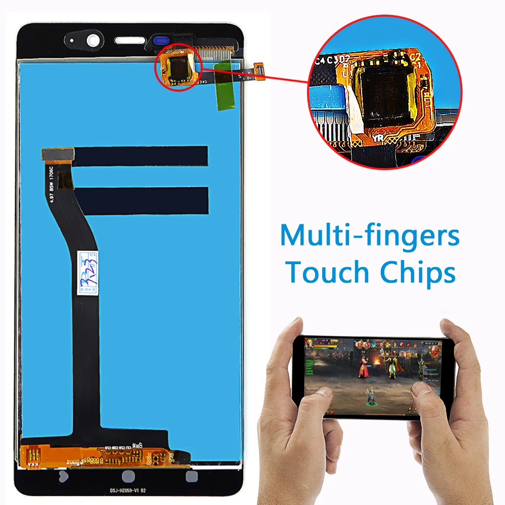ЖК экран 5 0 дюйма для Xiaomi Redmi 4 Prime / pro 3 Гб ОЗУ 32 ПЗУ сенсорный дигитайзер в сборе