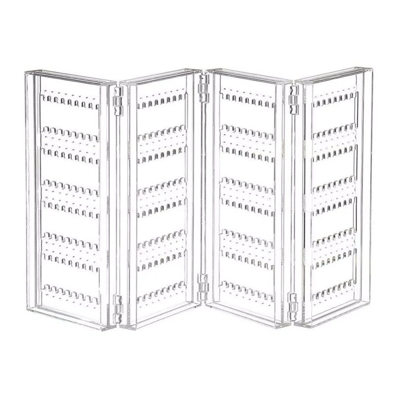 Прозрачные Акриловые серьги-гвоздики колье Многофункциональный складной экран