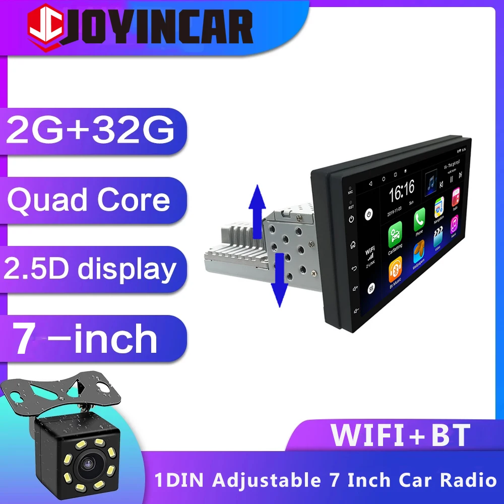 

Автомобильный радиоприемник JOYINCAR, Android 10, GPS, Wi-Fi, Авторадио, 1 Din, 7-дюймовый сенсорный экран, Автомобильный мультимедийный mp5-плеер, поддержка ...