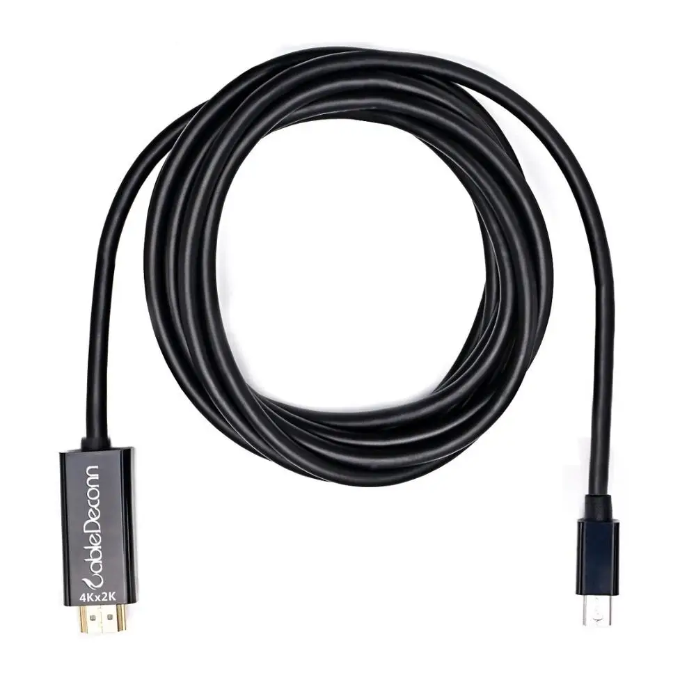 Mini displayport to hdmi адаптер 4k кабель для проектора mini dp конвертер Male Apple Macbook Pro Air iMac| |