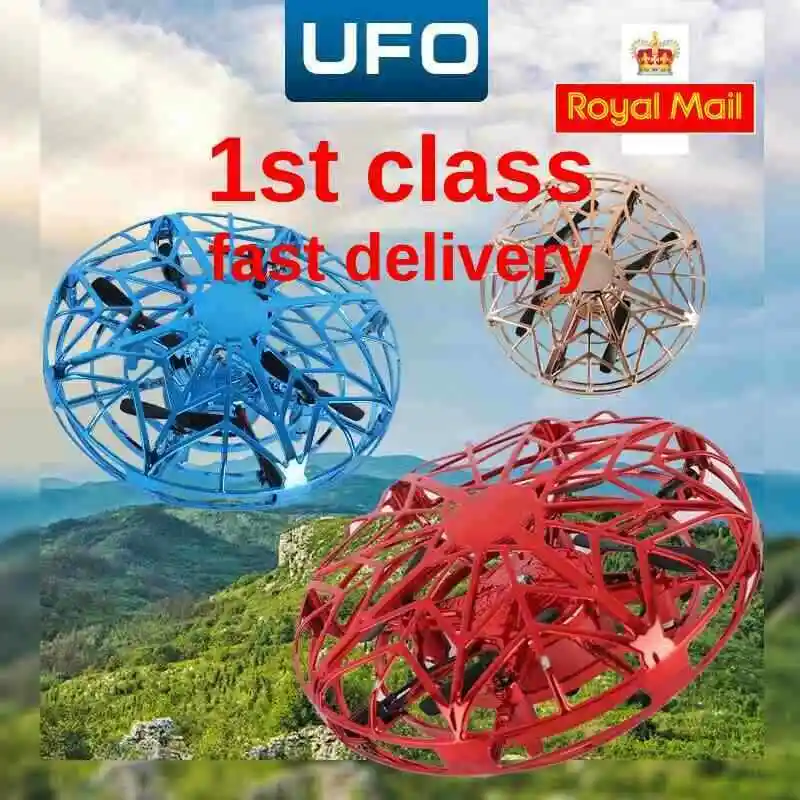 

НЛО Дрон анти-столкновения Летающий вертолет летательный аппарат чувствительный Индукционная детская игрушка