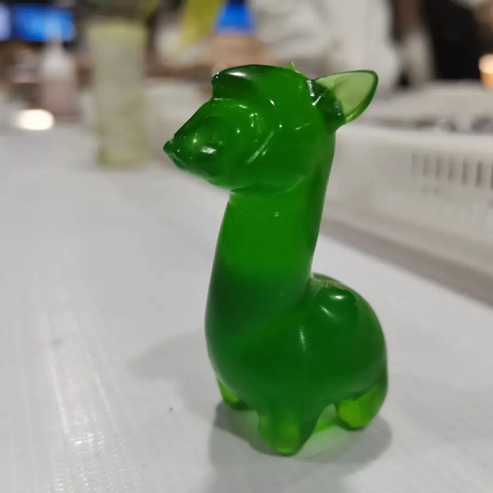 1 шт. натуральных камней ручной работы небольшой Альпака статуя Vicuna фигурка