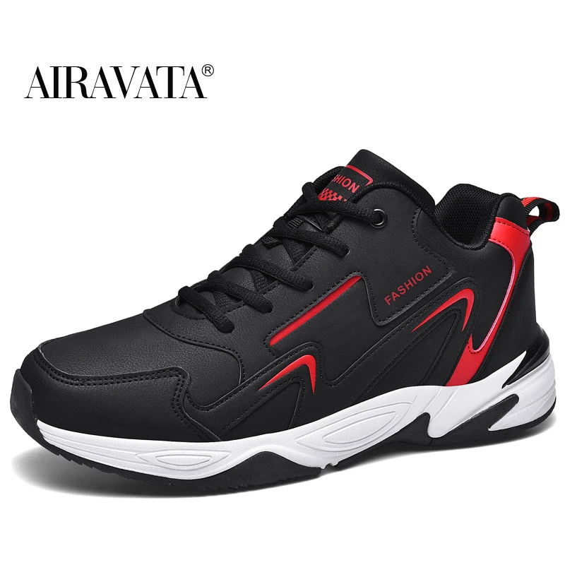 

Airavata Men's Summer Running Sneakers Lace Up Basketball Shoes Youth Casual Waterproof Outdoor Sports Shoes Big Size 39-48