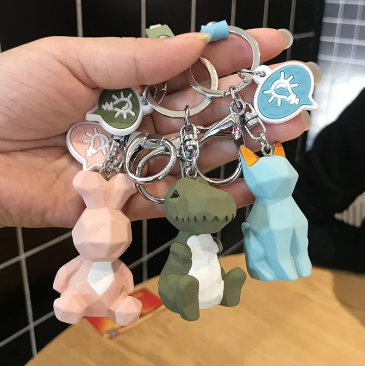 2019 новый модный милый брелок для ключей динозавры модное кольцо из хлопка с