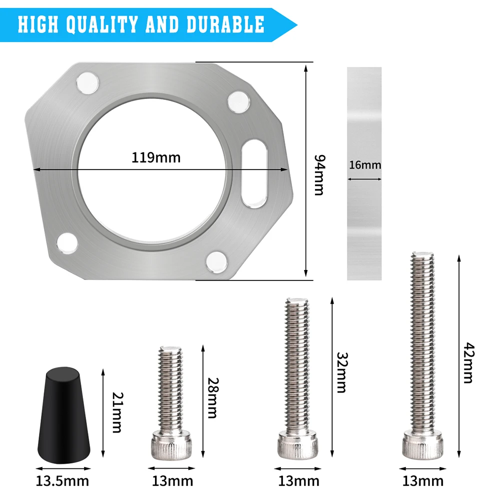 Высококачественная пластина адаптера корпуса дроссельной заслонки RBC для Honda Acura